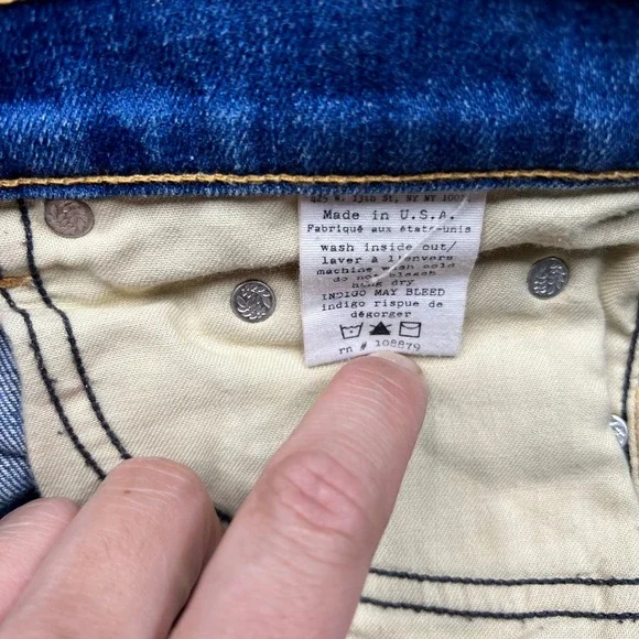 Rag & Bone Jeans Women 28 Blue The Dre Slim Boyfriend Bradford W1590K880 - Picture 9 of 16